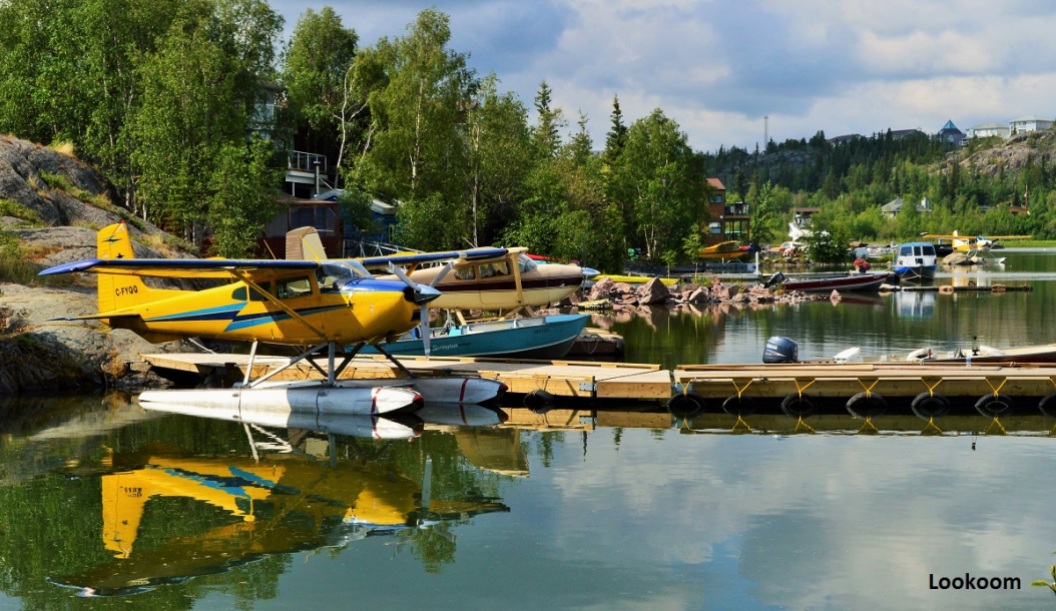 Float planes, Yellowknife, Canada