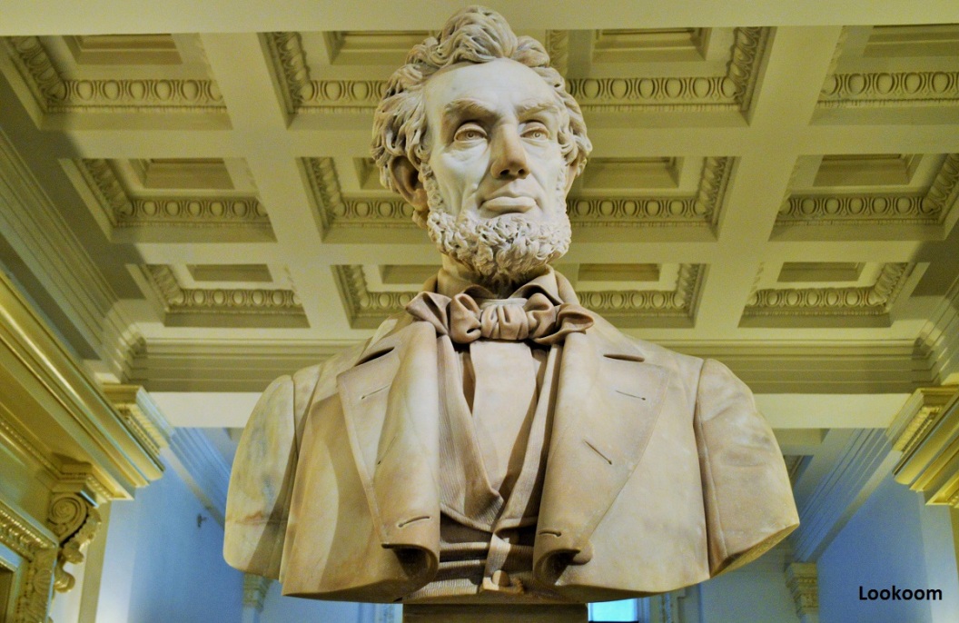 Abraham Lincoln at the Montpelier State House, Vermont, United States