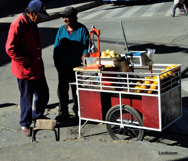 Street vendor, Potosi, Bolivia