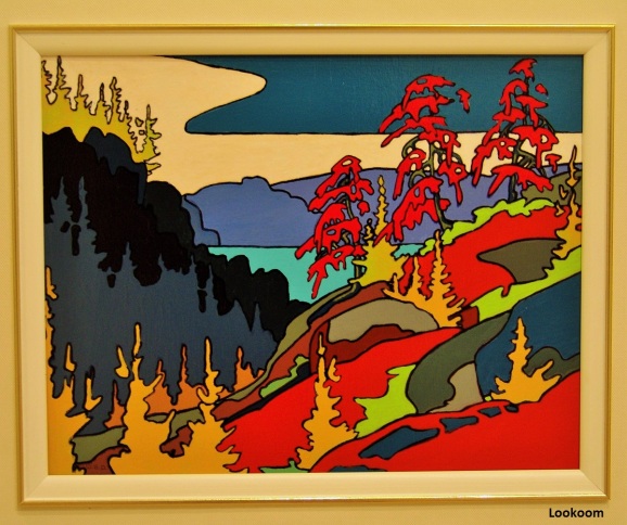 Painting, Algonquin Provincial Park, Canada