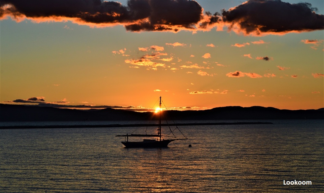 Lake Champlain in Burlington, Vermont, United-States